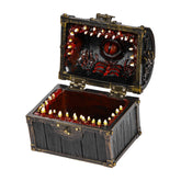 Vintage Dice Storage Chest with Metal Accents – Wooden RPG Dice Box for Dungeons & Dragons, Pathfinder & Tabletop Games