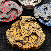 7-in-1 Mechanical Spinner Dice – DND Zinc Alloy Fidget Spinner Multiple colors available