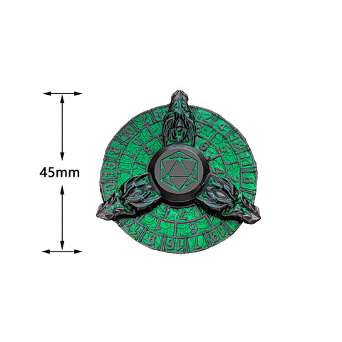 7-in-1 Dragon Spinner Dice – Zinc Alloy Fidget Dice Multiple colors available