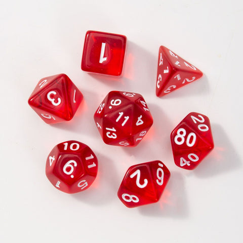 Mystic Shard Dice Set – 7 Polyhedral Dice in Random Blind Box Colors, Acrylic DND Dice