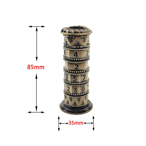7-in-1 Rotating Tower Dice – Zinc Alloy Spinner Dice Multiple colors available