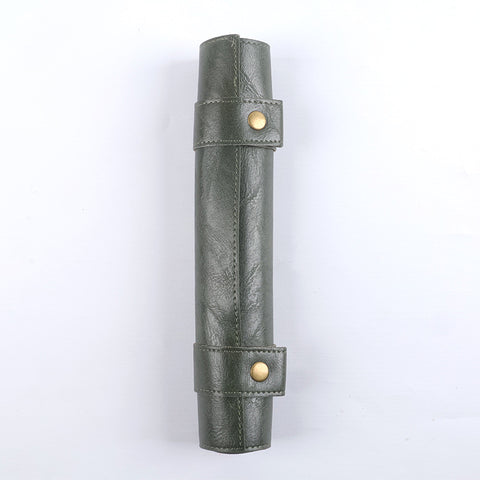 PU Leather Dice Storage Roll Bag – Soft Velvet Lining, Portable Dice Mat for D&D, RPG & Tabletop Games