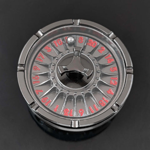 Dragon’s Wheel Metal D20 Spinner – Multiple Color Options