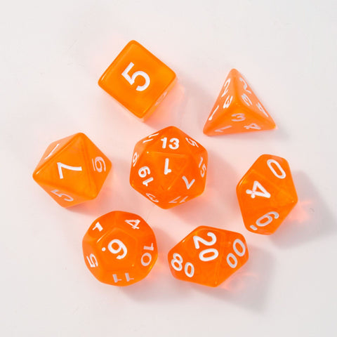 Mystic Shard Dice Set – 7 Polyhedral Dice in Random Blind Box Colors, Acrylic DND Dice