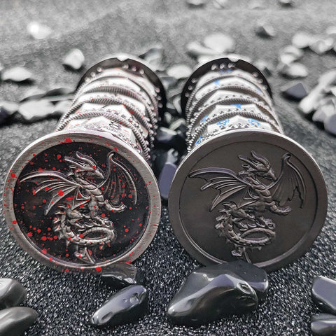 7-in-1 Rotating Tower Dice – Zinc Alloy Spinner Dice Multiple colors available