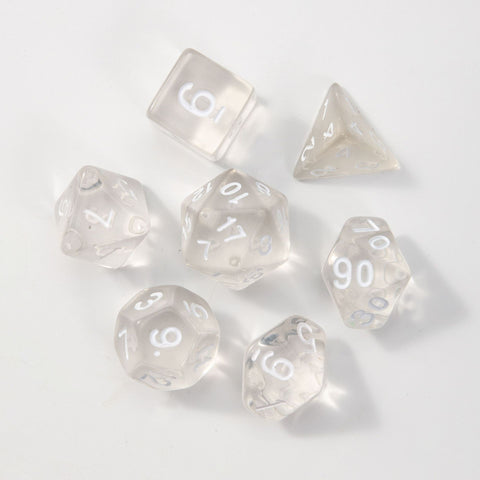 Mystic Shard Dice Set – 7 Polyhedral Dice in Random Blind Box Colors, Acrylic DND Dice