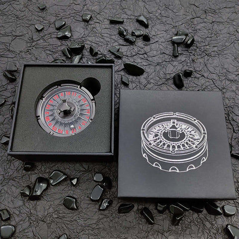 Dragon’s Wheel Metal D20 Spinner – Multiple Color Options