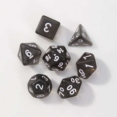 Mystic Shard Dice Set – 7 Polyhedral Dice in Random Blind Box Colors, Acrylic DND Dice