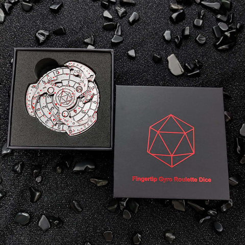 7-in-1 Mechanical Spinner Dice – DND Zinc Alloy Fidget Spinner Multiple colors available