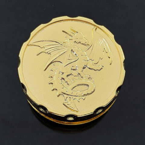 Dragon’s Wheel Metal D20 Spinner – Multiple Color Options