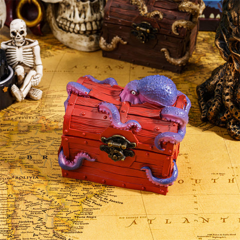 Vintage Dice Storage Chest with Metal Accents – Wooden RPG Dice Box for Dungeons & Dragons, Pathfinder & Tabletop Games
