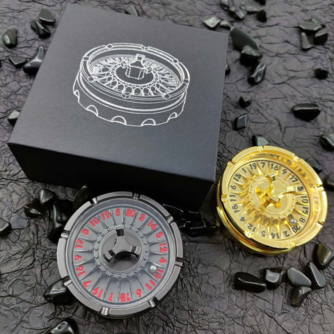 Dragon’s Wheel Metal D20 Spinner – Multiple Color Options