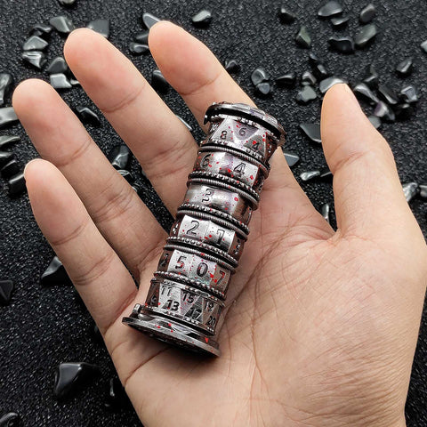7-in-1 Rotating Tower Dice – Zinc Alloy Spinner Dice Multiple colors available