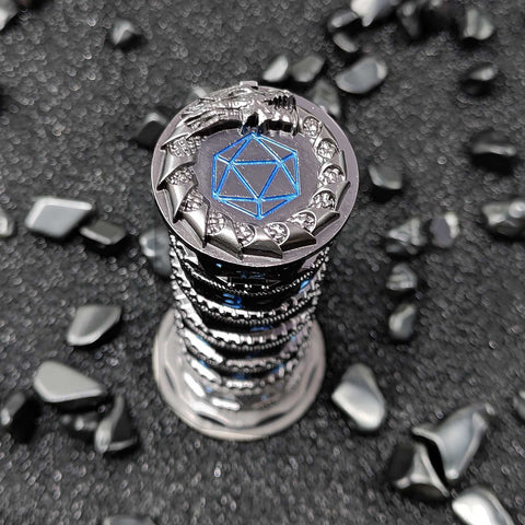 7-in-1 Rotating Tower Dice – Zinc Alloy Spinner Dice Multiple colors available