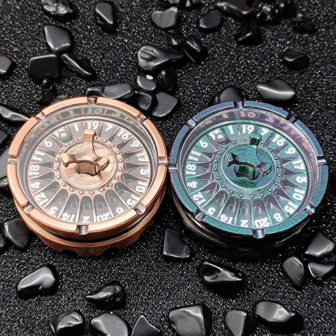 Dragon’s Wheel Metal D20 Spinner – Multiple Color Options