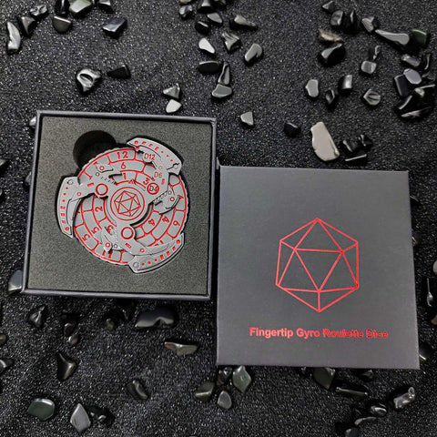 7-in-1 Mechanical Spinner Dice – DND Zinc Alloy Fidget Spinner Multiple colors available