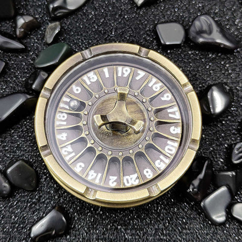Dragon’s Wheel Metal D20 Spinner – Multiple Color Options