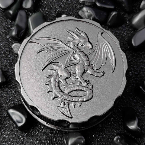 Dragon’s Wheel Metal D20 Spinner – Multiple Color Options