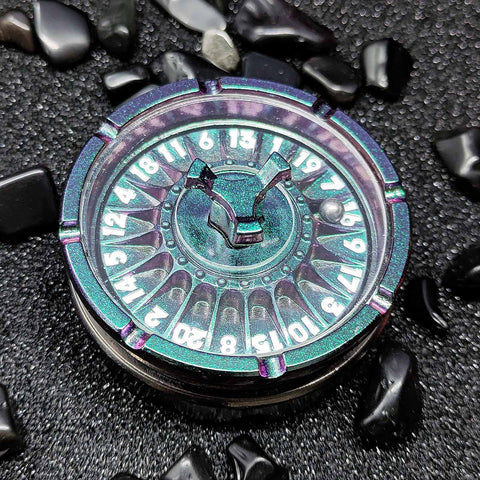 Dragon’s Wheel Metal D20 Spinner – Multiple Color Options