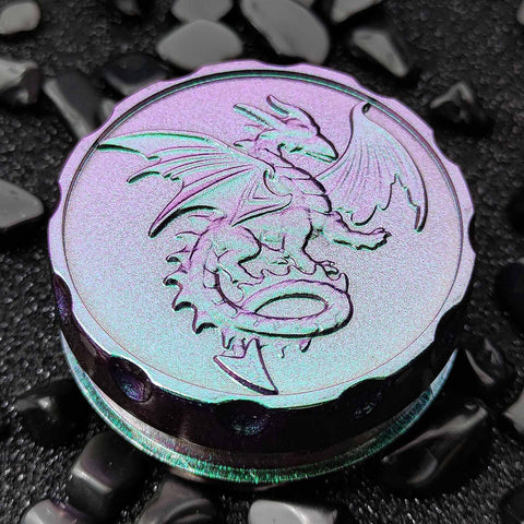 Dragon’s Wheel Metal D20 Spinner – Multiple Color Options