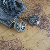 Lord of the Deep Metal Pocket Watch Dice Set – Antique Bronze & Silver Alloy RPG Dice with Vintage Case